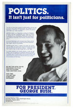 PAIR OF 1980 GEORGE BUSH FOR PRESIDENT POSTERS.