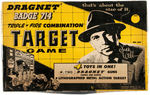 "DRAGNET BADGE 714 TRIPLE-FIRE COMBINATION TARGET GAME."