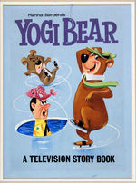 "HANNA-BARBERA'S YOGI BEAR - A TELEVISION STORY BOOK" ENGLISH HARDCOVER COVER ORIGINAL ART.