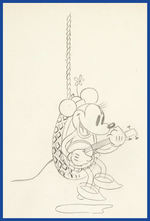 CAMPING OUT PRODUCTION DRAWING FEATURING MINNIE MOUSE.