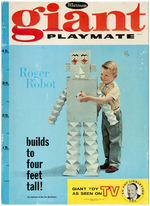 WHITMAN "GIANT PLAYMATE - ROGER ROBOT" BOXED SET.