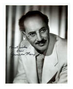 GROUCHO MARX SIGNED PHOTO.