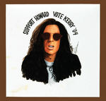 CAMPBELL ORIGINAL ART FOR HOWARD STERN/KERRY 2004 BUTTON.