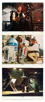 "STAR WARS" 1977 GROUP OF SEVEN LOBBY CARDS.