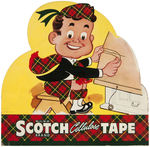 "SCOTCH CELLULOSE TAPE" ADVERTISING STANDEE SET.