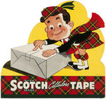 "SCOTCH CELLULOSE TAPE" ADVERTISING STANDEE SET.