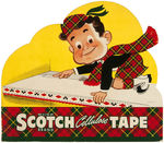 "SCOTCH CELLULOSE TAPE" ADVERTISING STANDEE SET.