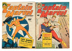 "CAPTAIN MARVEL ADVENTURES" COMIC BOOK TRIO.