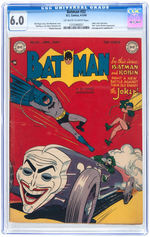 "BATMAN" #52 APRIL-MAY 1949 CGC 6.0 FINE.