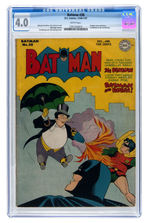 "BATMAN" #38 DECEMBER 1946/JANUARY 1947 CGC 4.0 VG.