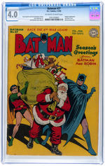 "BATMAN" #27 FEBRUARY-MARCH 1945 CGC 4.0 VG.