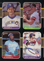 1980s BASEBALL CARD UNCUT SHEETS FOR DONRUSS/TOPPS/PACIFIC.