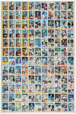 1980s BASEBALL CARD UNCUT SHEETS FOR DONRUSS/TOPPS/PACIFIC.