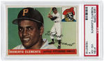 1955 TOPPS #164 ROBERTO CLEMENTE ROOKIE CARD PSA VG-EX 4.