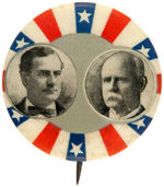 BRYAN AND STEVENSON GRAPHIC 1900 JUGATE BUTTON.