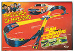 "THE DUKES OF HAZZARD SLAM SHIFTERS RACEWAY."