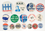 TOP CONDITION 182-PIECE PRESIDENTIAL CAMPAIGN BUTTON COLLECTION SPANNING 1968-2004.