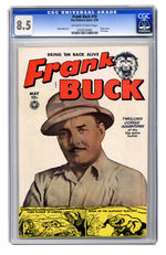 FRANK BUCK #70 MAY 1950 CGC 8.5 OFF-WHITE TO WHITE PAGES.