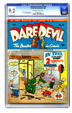 DAREDEVIL COMICS #36 MAY 1946 CGC 9.2 OFF-WHITE TO WHITE PAGES.