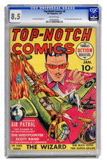 TOP-NOTCH COMICS #2 JANUARY 1940 CGC 8.5 OFF-WHITE PAGES.