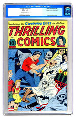 THRILLING COMICS #52 FEBRUARY 1946 CGC 9.6 OFF-WHITE TO WHITE PAGES MILE HIGH COPY.