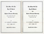 ROBERT KENNEDY REQUIEM MASS AND FUNERAL TRAIN TO D.C. TICKETS & RELATED.