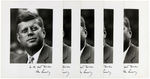 JOHN F. KENNEDY GIFT PHOTOGRAPHS GROUP OF SIX.