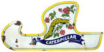 “CATERPILLAR” LARGE PORCELAIN SIDE PANEL FOR CARNIVAL RIDE.