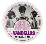 MOTOWN "OFFICIAL FAN" BUTTON TRIO c.1967-1969.