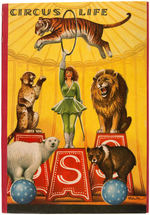 "CIRCUS LIFE" STORYBOOK WITH IMPRESSIVE LARGE POP-UP FEATURE.