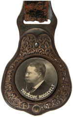 THEODORE ROOSEVELT THREE WATCH FOBS WITH CELLULOID.