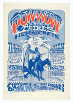 "POW-WOW: A GATHERING OF THE TRIBES FOR A HUMAN BE-IN" SAN FRANCISCO EVENT POSTER.