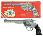 "KIT CARSON" BOXED KILGORE CAP PISTOL.