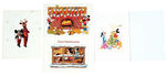 WALT DISNEY STUDIO CHRISTMAS CARD COLLECTION 1960s-1980s.