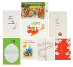 WALT DISNEY STUDIO CHRISTMAS CARD COLLECTION 1960s-1980s.