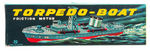 “TORPEDO-BOAT” BOXED FRICTION TOY WIND-UP.