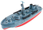 “TORPEDO-BOAT” BOXED FRICTION TOY WIND-UP.