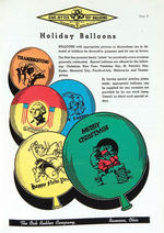 "THE OAK RUBBER COMPANY" EXTENSIVE LOT W/PROMOTIONAL MATERIAL PROMOTING DISNEY BALLOONS.