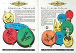 "THE OAK RUBBER COMPANY" EXTENSIVE LOT W/PROMOTIONAL MATERIAL PROMOTING DISNEY BALLOONS.