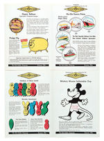 "THE OAK RUBBER COMPANY" EXTENSIVE LOT W/PROMOTIONAL MATERIAL PROMOTING DISNEY BALLOONS.