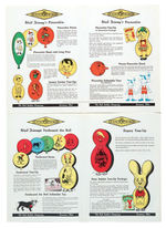 "THE OAK RUBBER COMPANY" EXTENSIVE LOT W/PROMOTIONAL MATERIAL PROMOTING DISNEY BALLOONS.