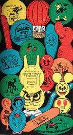 "THE OAK RUBBER COMPANY" EXTENSIVE LOT W/PROMOTIONAL MATERIAL PROMOTING DISNEY BALLOONS.