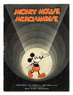 THE RARE FIRST "MICKEY MOUSE MERCHANDISE" RETAILER'S CATALOGUE FROM 1934.