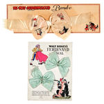 THE THREE LITTLE PIGS/FERDINAND THE BULL HAIR BOWS.