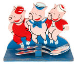 THREE LITTLE PIGS UTENSILS WITH CADDY.