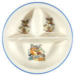 DONALD DUCK CIRCUS THEME CHILD'S DIVIDED DISH.