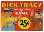 "DICK TRACY DETECTIVE GAME" IN BOX.