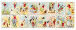 "BUSTER BROWN AT THE CIRCUS" EARLY CARD SET INCLUDING THE YELLOW KID PLUS INSTRUCTION SHEET.