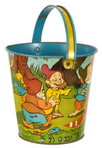 "SNOW WHITE AND THE SEVEN DWARFS" SAND PAIL.