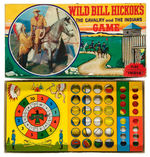 "WILD BILL HICKOK/INDIA" BOXED TWO PART GAME.